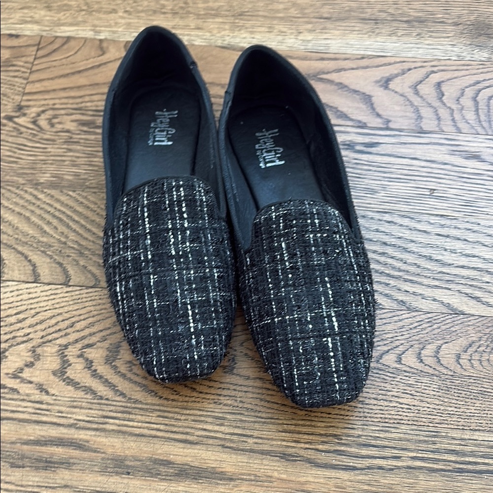 Black Tweed Loafers, corky goody 2 shoes